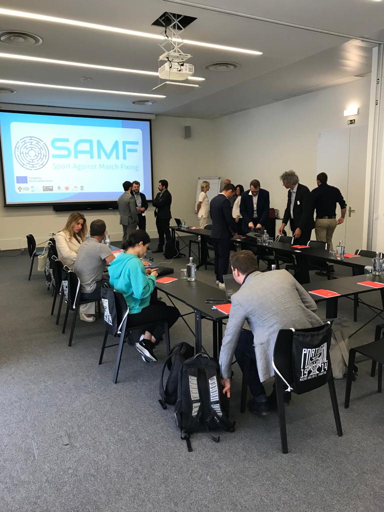 Preparation of the 1st Day Meeting in Cidade do Futebol to present the SAMF project